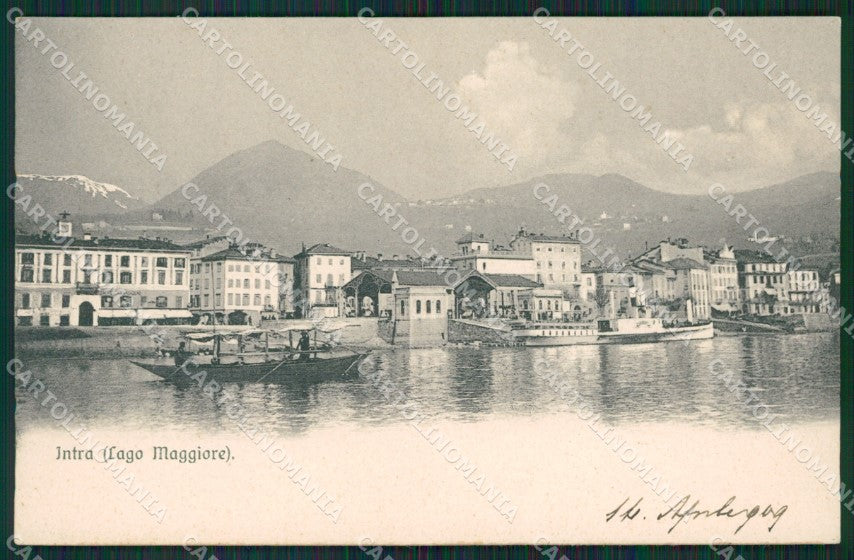 Verbania Intra Battello cartolina QZ1125 – fronte