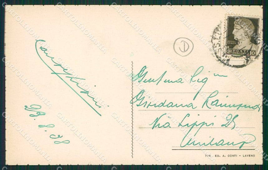 Verbania Intra cartolina QZ1134 – retro