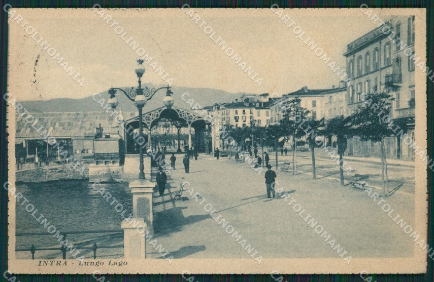 Verbania Intra PIEGHINA cartolina QZ1135 – fronte