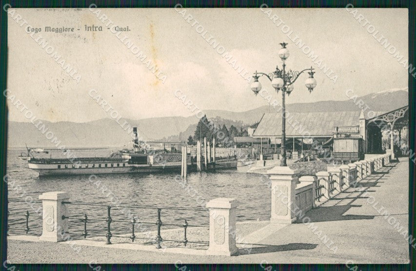 Verbania Intra Battello cartolina QZ1136 – fronte