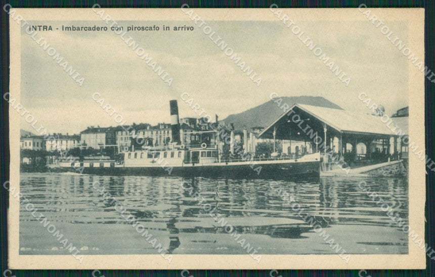Verbania Intra Battello cartolina QZ1146 – fronte