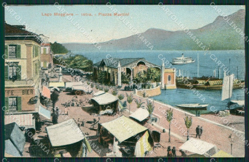 Verbania Intra Mercato cartolina QZ1148 – fronte