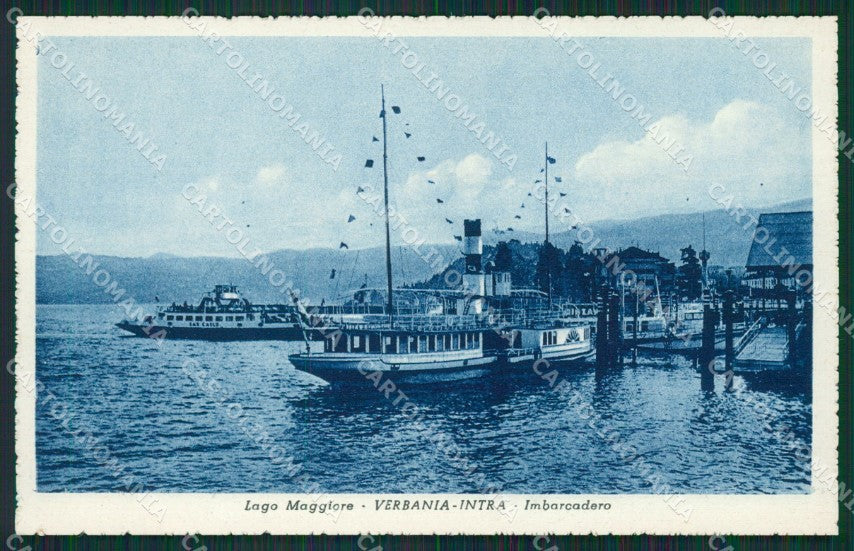 Verbania Intra Battello cartolina QZ1149 – fronte