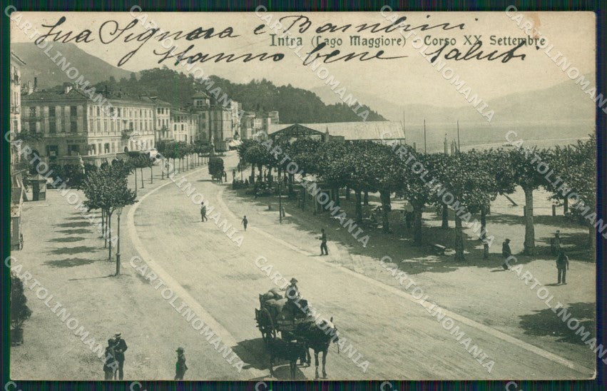 Verbania Intra cartolina QZ1150 – fronte