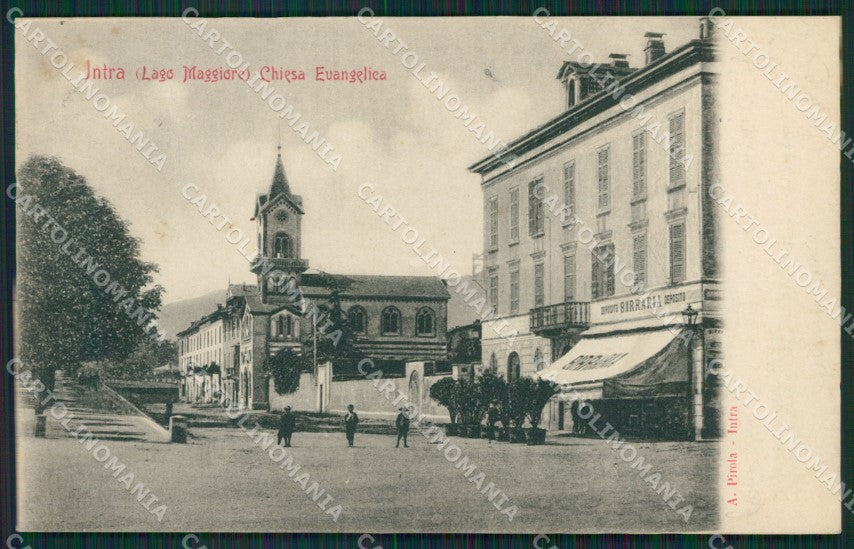 Verbania Intra Chiesa Evangelica cartolina QZ1152 – fronte