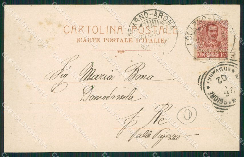 Verbania Intra Chiesa Evangelica cartolina QZ1152 – retro