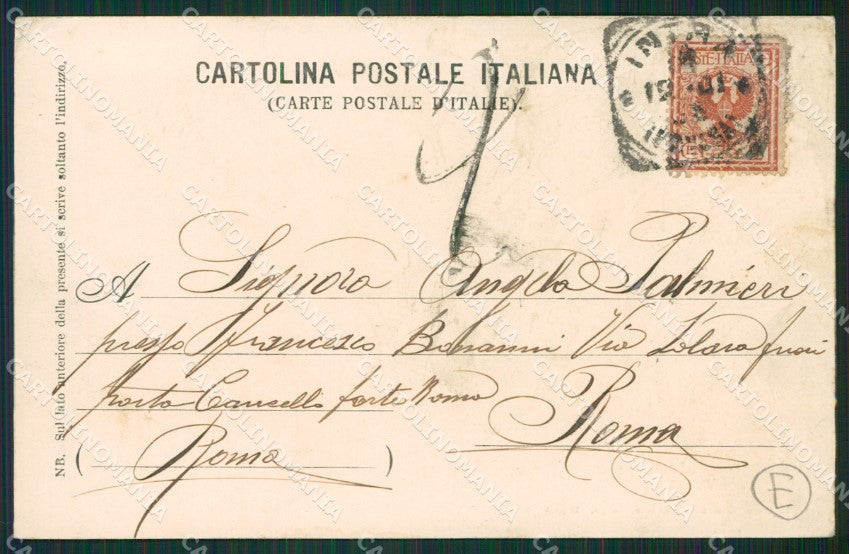 Verbania Intra Mercato cartolina QZ1159 – retro