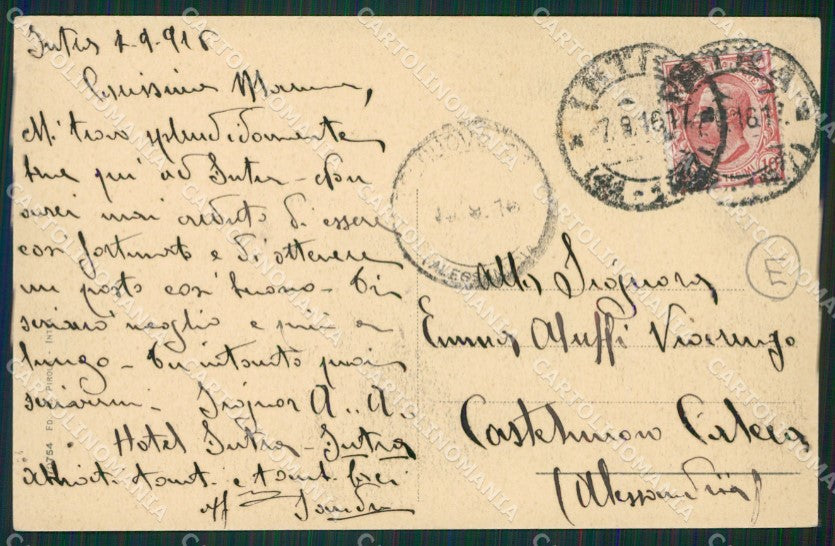 Verbania Intra cartolina QZ1166 – retro