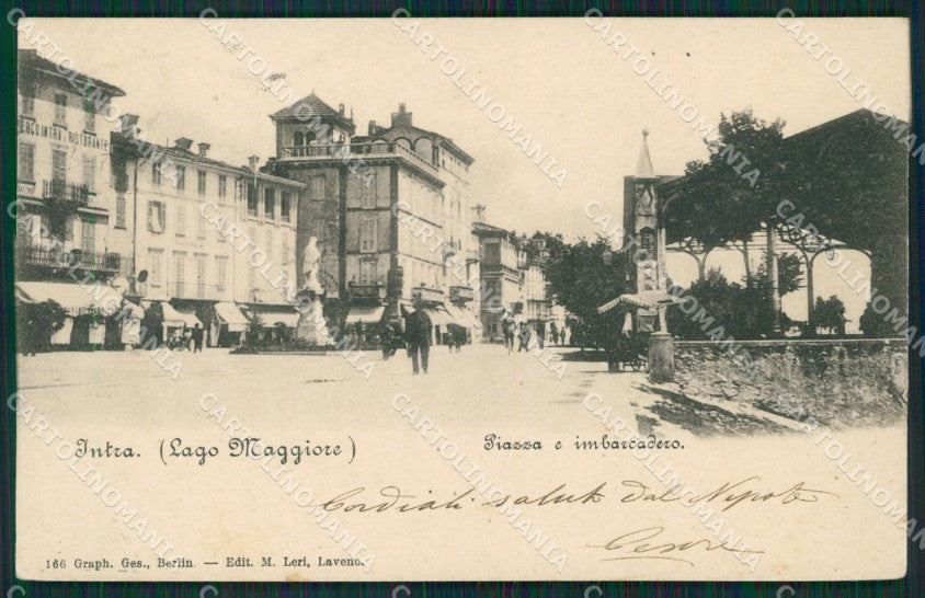 Verbania Intra cartolina QZ1167 – fronte