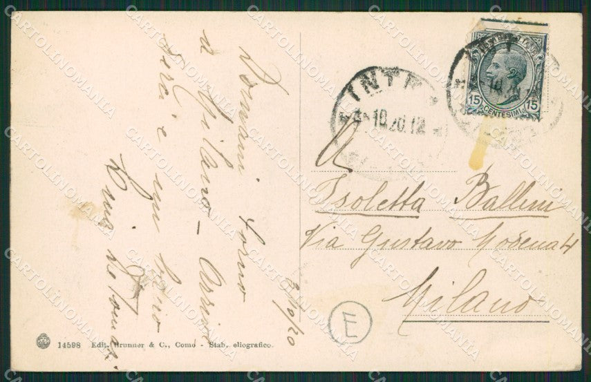 Verbania Intra cartolina QZ1168 – retro