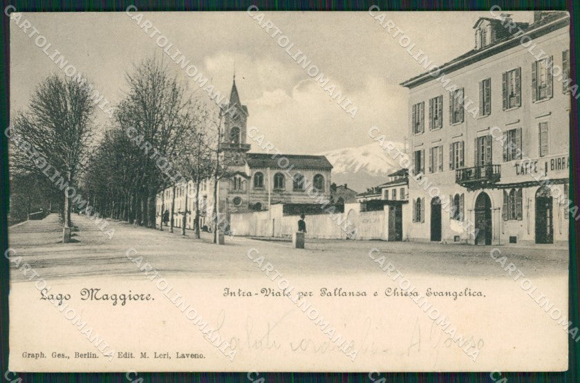 Verbania Intra cartolina QZ1184 – fronte