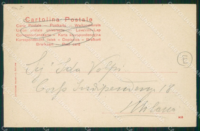 Verbania Intra cartolina QZ1189 – retro