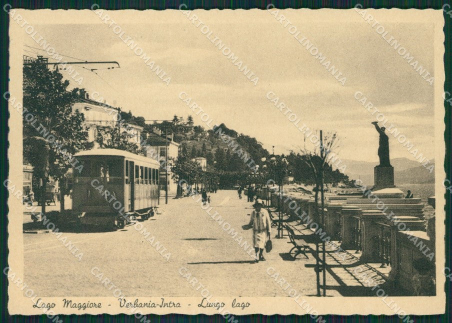 Verbania Intra Tram FG cartolina QZ1204 – fronte