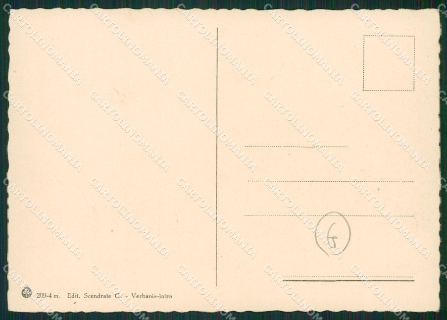 Verbania Intra Tram FG cartolina QZ1204 – retro