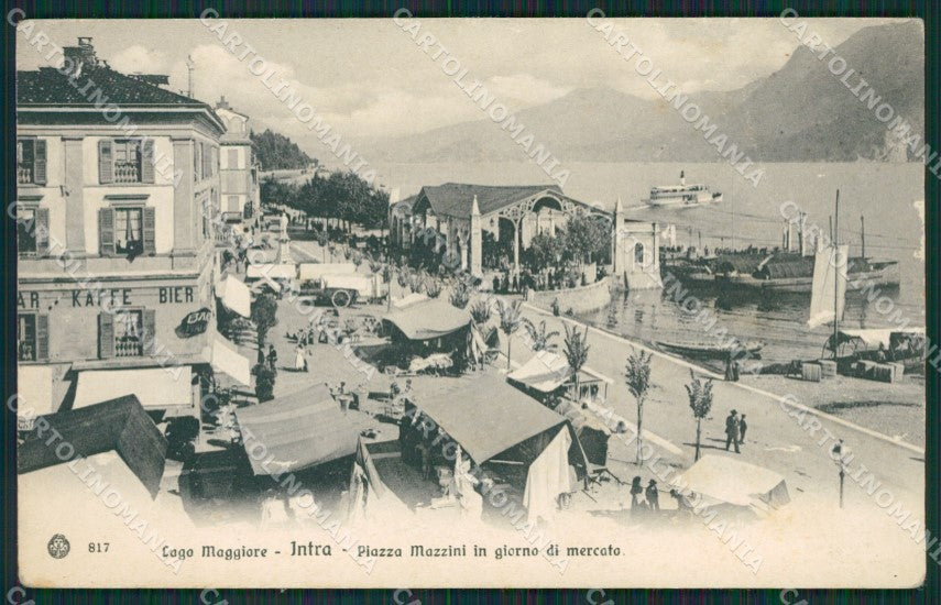 Verbania Intra Mercato cartolina QZ1206 – fronte
