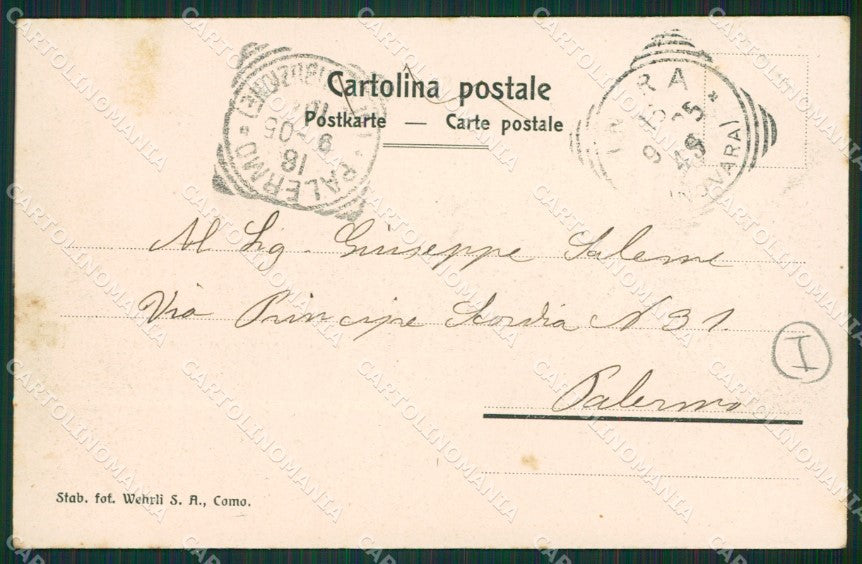 Verbania Intra Garibaldi cartolina QZ1209 – retro