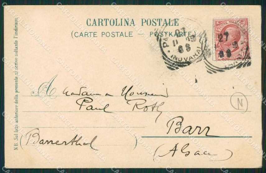 Verbania Intra Mercato cartolina QZ1220 – retro