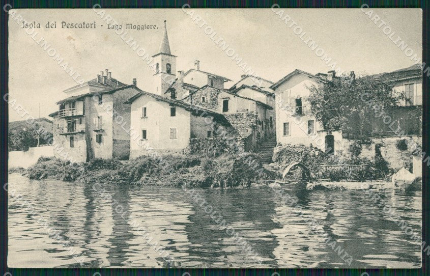 Verbania Stresa Isole Borromee Isola Pescatori cartolina QZ1223 – fronte