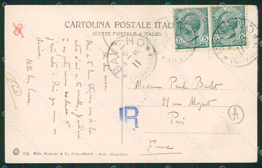 Verbania Stresa Isole Borromee Isola Pescatori cartolina QZ1223 – retro