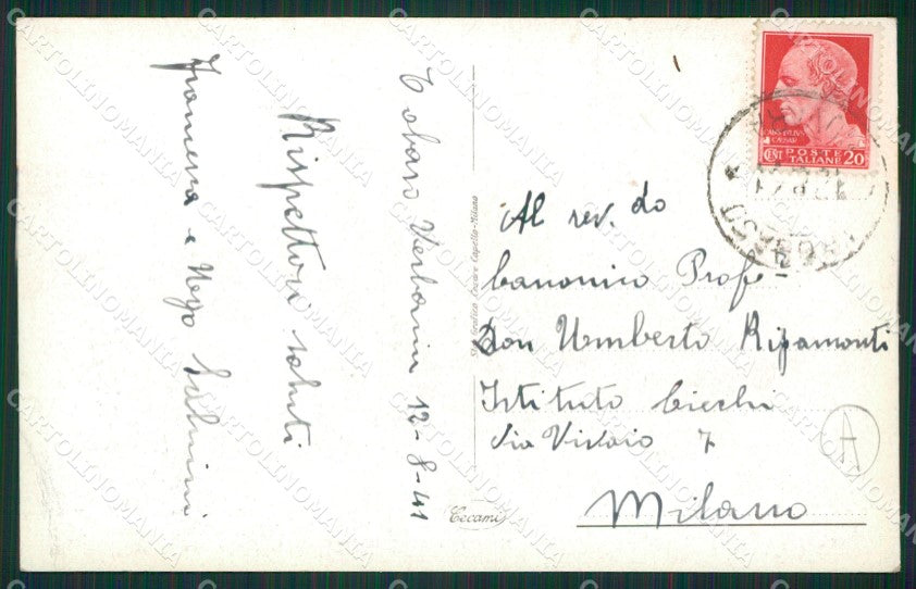 Verbania Stresa Isole Borromee Isola Superiore cartolina QZ1225 – retro