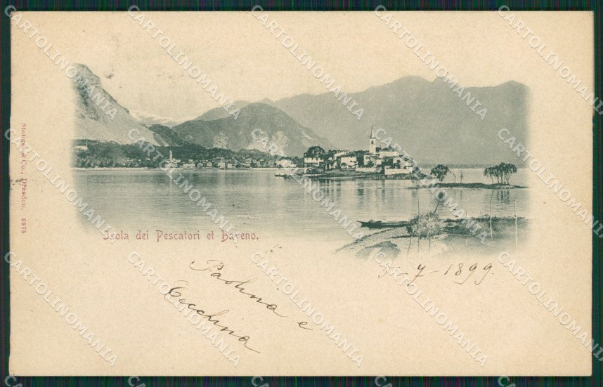 Verbania Stresa Isole Borromee Isola Pescatori cartolina QZ1227 – fronte