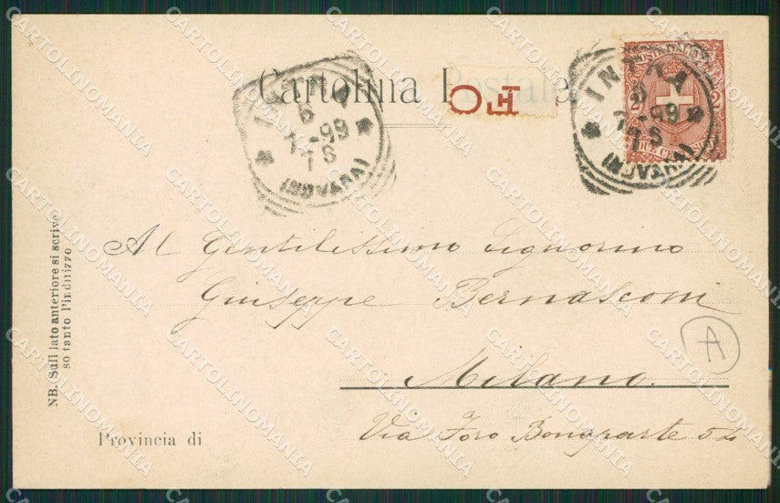Verbania Stresa Isole Borromee Isola Pescatori cartolina QZ1227 – retro
