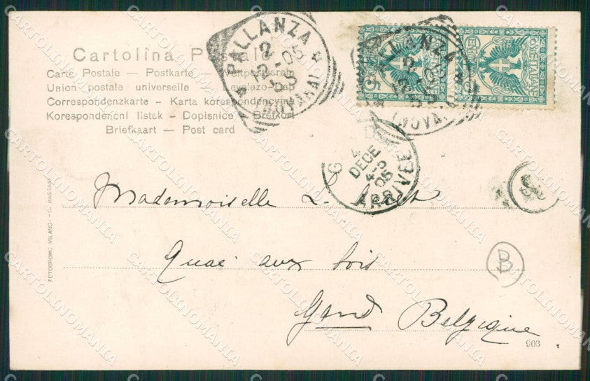 Verbania Stresa Isole Borromee Isola Pescatori cartolina QZ1229 – retro