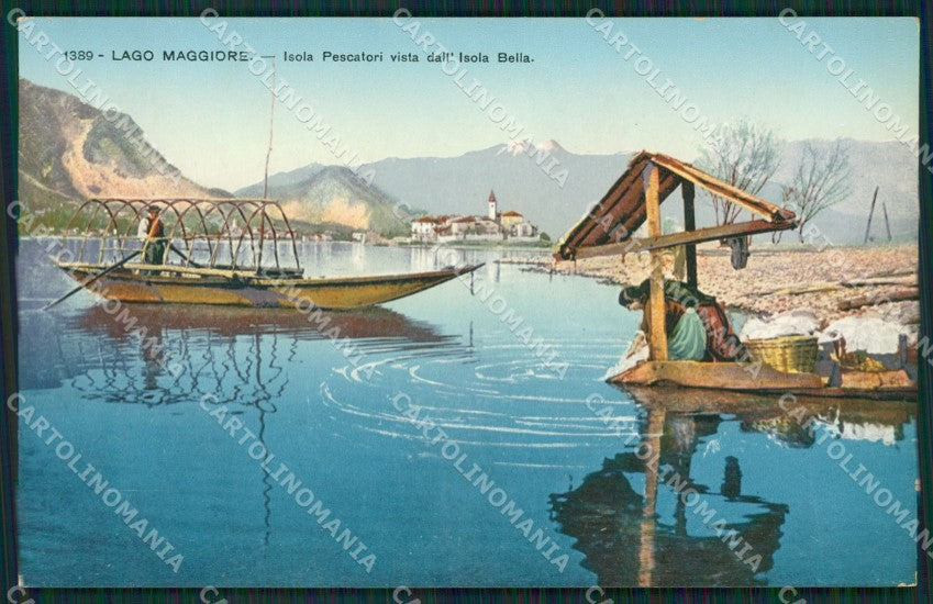 Verbania Stresa Isole Borromee Isola Pescatori cartolina QZ1233 – fronte
