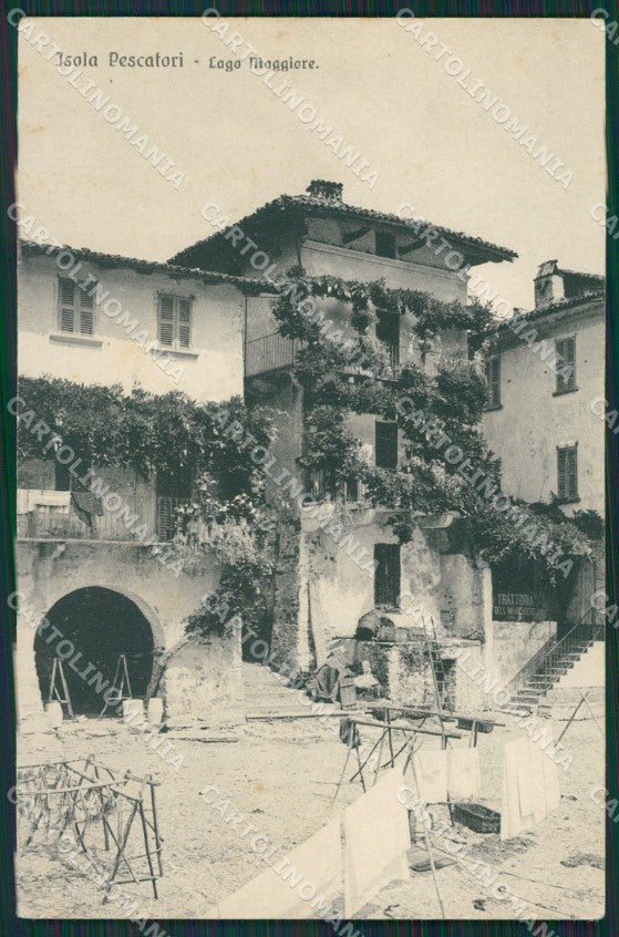 Verbania Stresa Isole Borromee Isola Pescatori cartolina QZ1236 – fronte