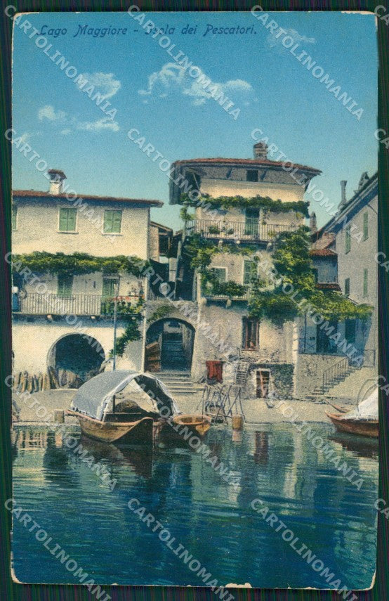 Verbania Stresa Isole Borromee Isola Pescatori cartolina QZ1237 – fronte