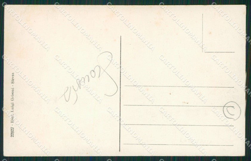 Verbania Stresa Isole Borromee Isola Pescatori SCOLLATA cartolina QZ1240 – retro