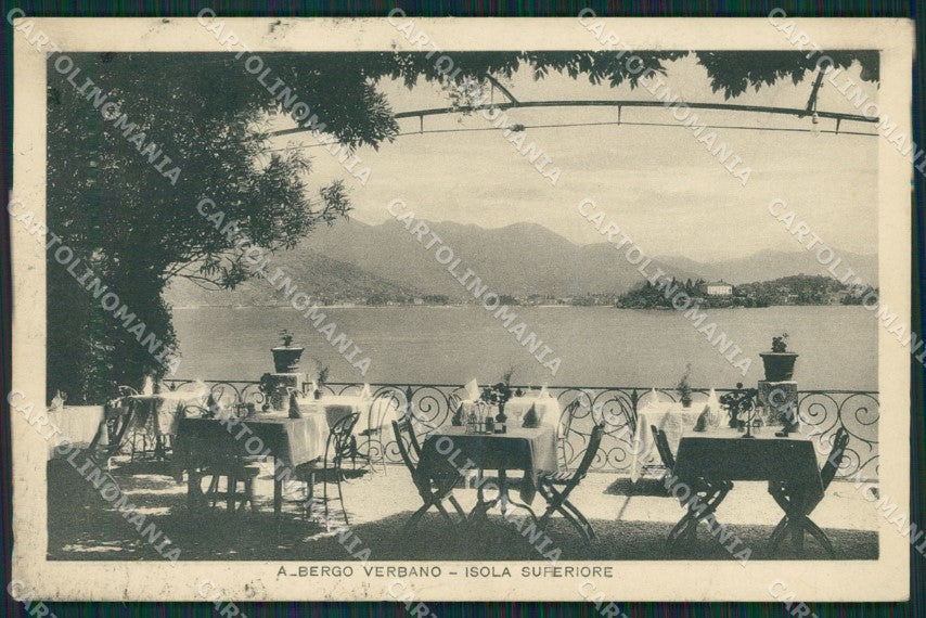 Verbania Stresa Isole Borromee Isola Superiore cartolina QZ1244 – fronte