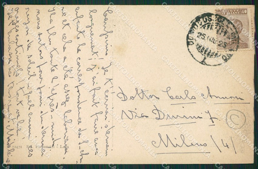 Novara Lesa cartolina QZ1257 – retro