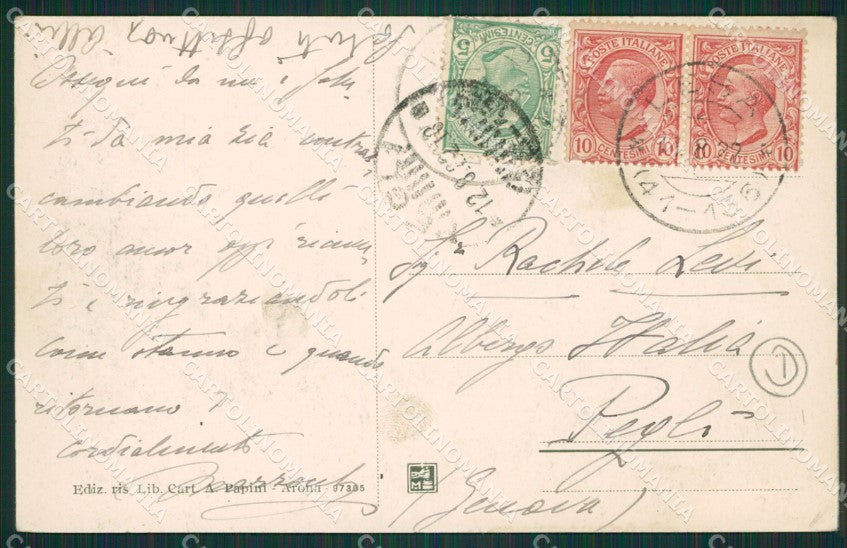 Novara Lesa cartolina QZ1259 – retro