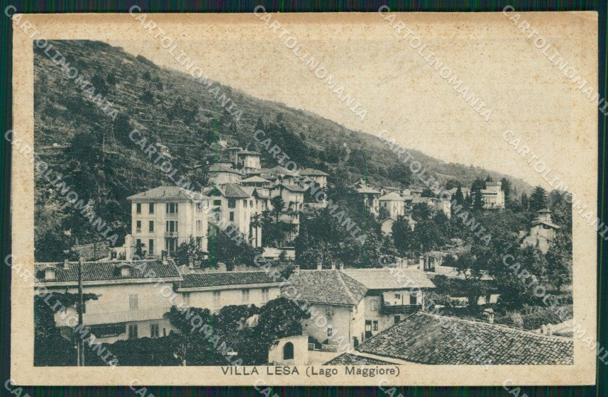 Novara Lesa Villa cartolina QZ1261 – fronte