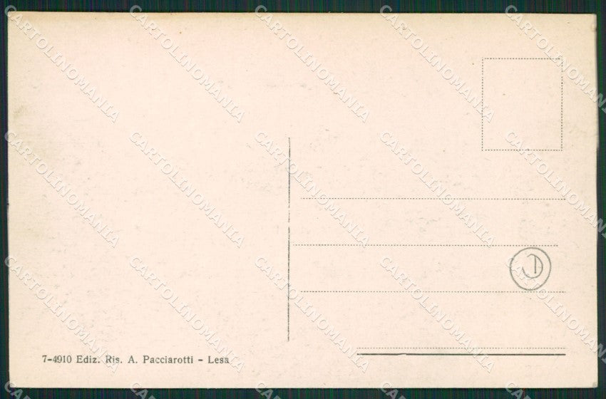 Novara Lesa Villa cartolina QZ1261 – retro