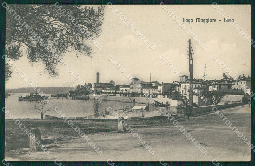Novara Lesa ANGOLINO SCOLLATO cartolina QZ1262 – fronte