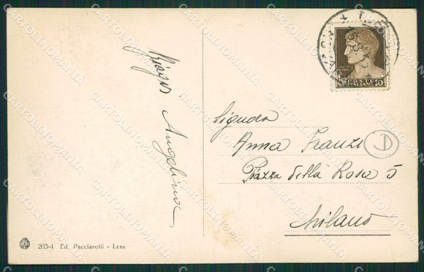 Novara Lesa Villa cartolina QZ1268 – retro