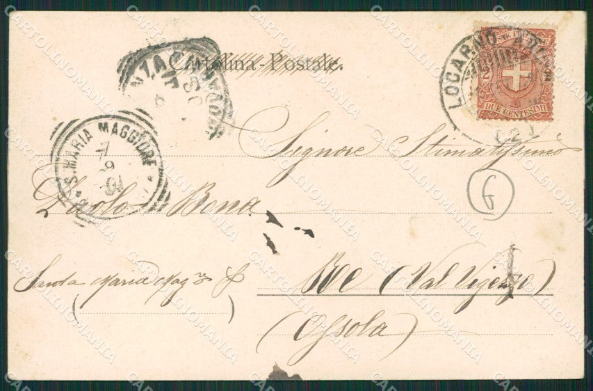 Novara Lesa cartolina QZ1278 – retro