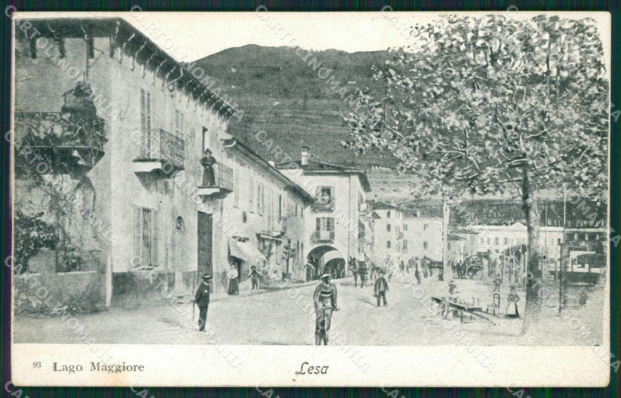 Novara Lesa PIEGA cartolina QZ1279 – fronte