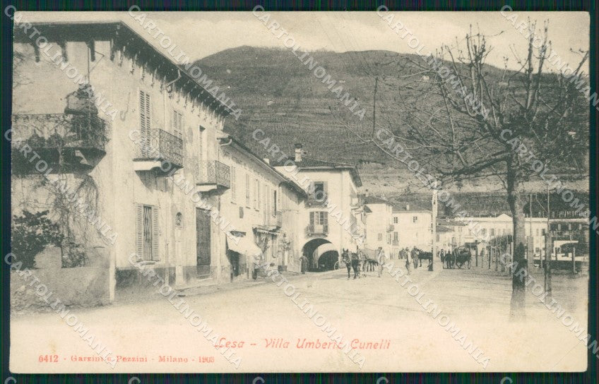 Novara Lesa cartolina QZ1282 – fronte