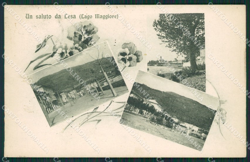 Novara Lesa Saluti da cartolina QZ1283 – fronte