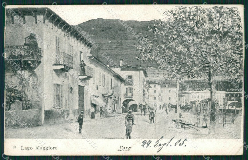 Novara Lesa PIEGA cartolina QZ1284 – fronte