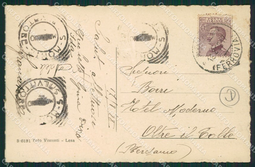 Novara Massino cartolina QZ1286 – retro