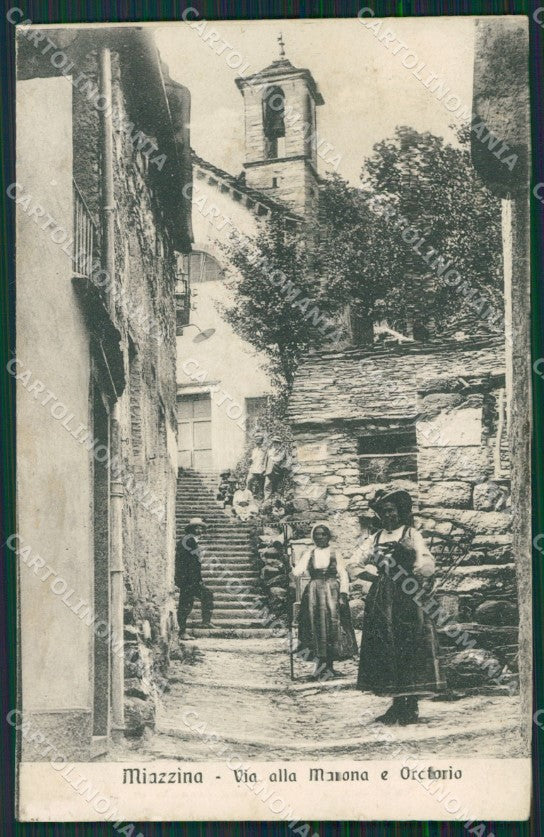 Verbania Miazzina cartolina QZ1298 – fronte