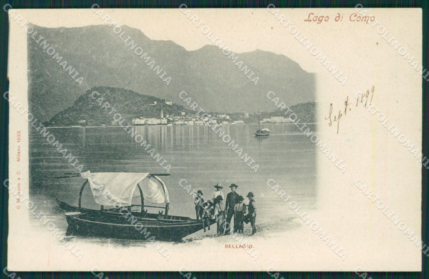 Como Lago di Bellagio cartolina QZ1307 – fronte