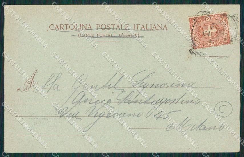 Como Lago di Bellagio Chiaro di Luna cartolina QZ1321 – retro