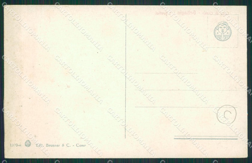 Como Lago di Bellagio cartolina QZ1324 – retro