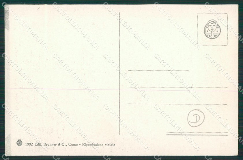 Como Lago di Bellagio cartolina QZ1341 – retro