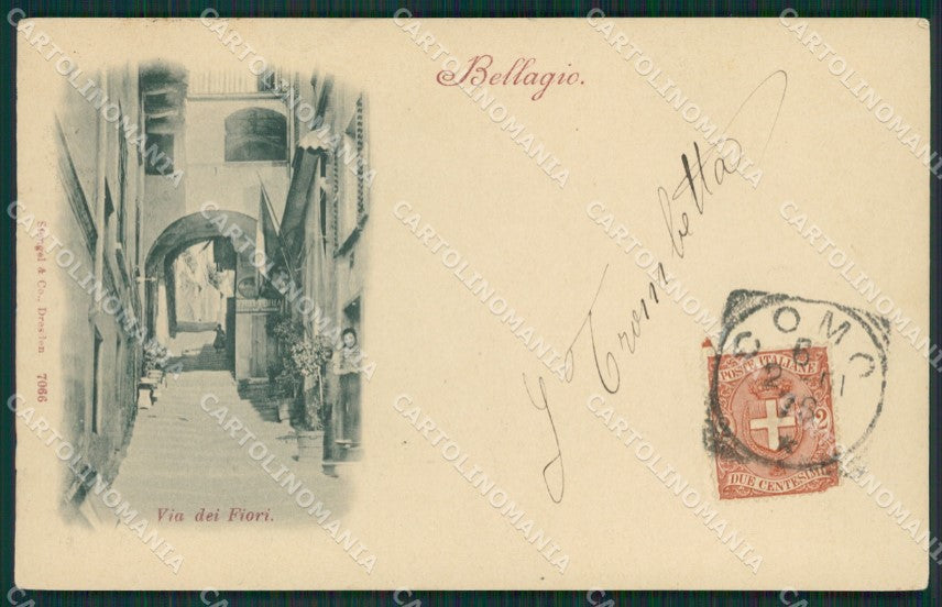 Como Lago di Bellagio cartolina QZ1347 – fronte